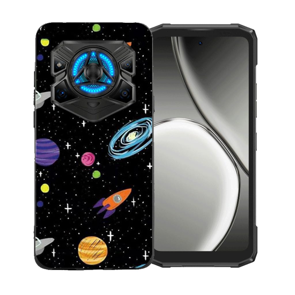 Cover per Doogee Blade 20 Play (6.6) Nero Custodia + 1 Pezzi Pellicola