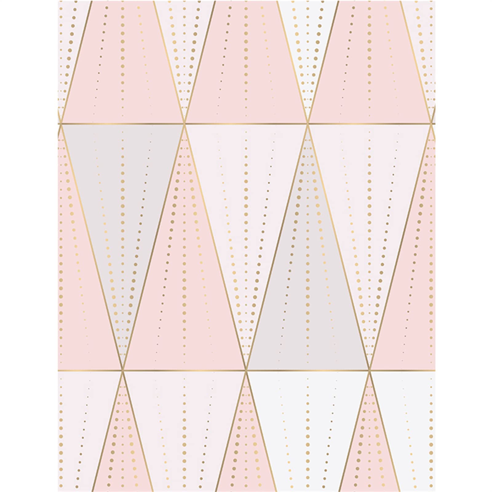 Pellicola per vetri oscurante,Pellicola privacy finestre,anti-peeping,Autoadesive,Anti-UV,triangolo rosa ,Ideale per Ufficio Camera da Letto Sala(90cmx200cm)