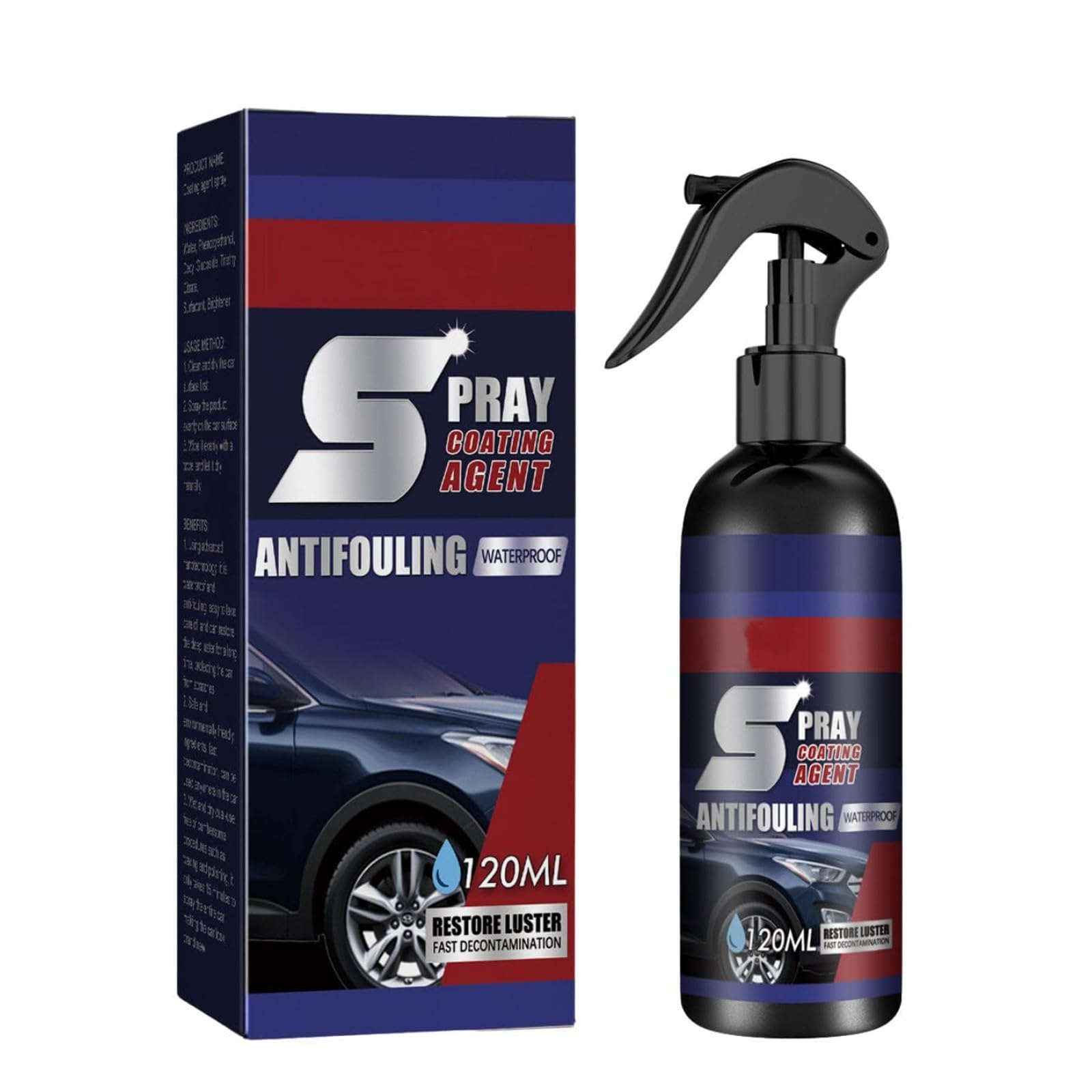 Photo 1 of Spray Coating Agent,Ceramic Coating for Cars, High Protection 3 in 1 Spray, 3 in 1 High Protection Quick Car Coating Spray, Plastic Refurbish Agent, Fast-Fine Coating Spray