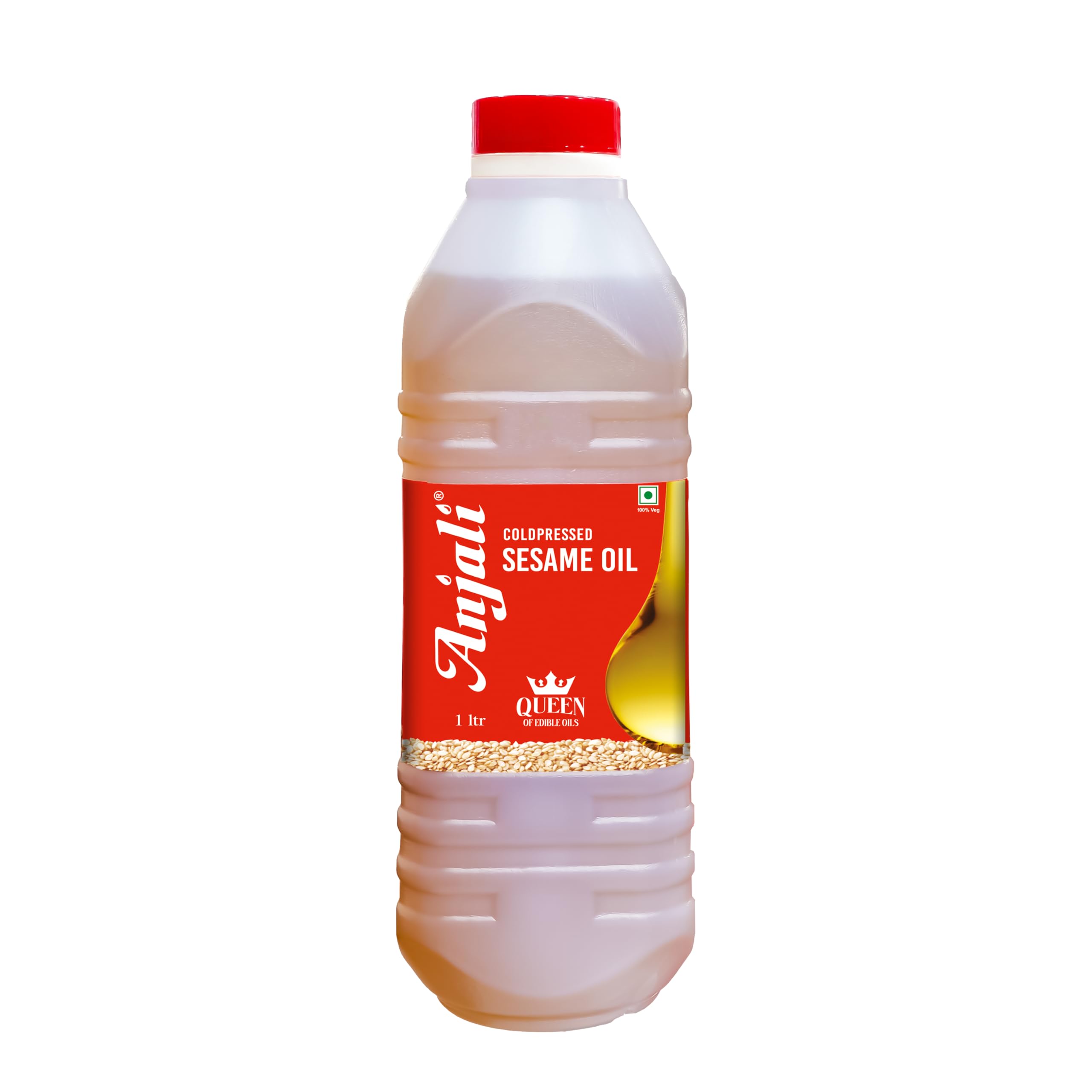 Anjali Cold Pressed Gingelly/Sesame Oil (1 LITRE CAN)
