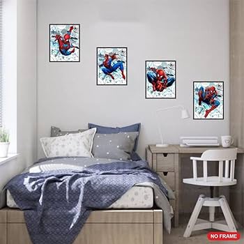 No.172フレーム付きキャンバスアート　アベンジャーズ　スパイダーマン 713xUGFF64L._UF350,350_QL50_.jpg