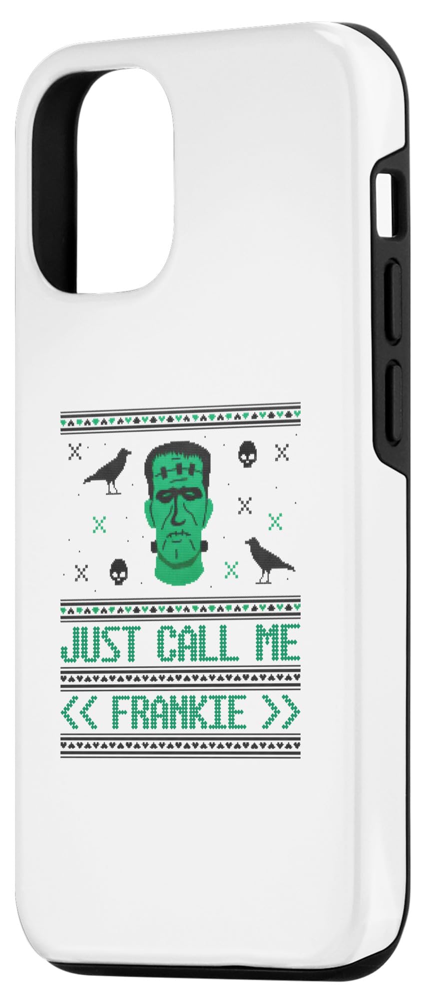iPhone 13 Pro Funny Frankenstein: Just Call Me Frankie for Halloween Ugly Case - Image 2