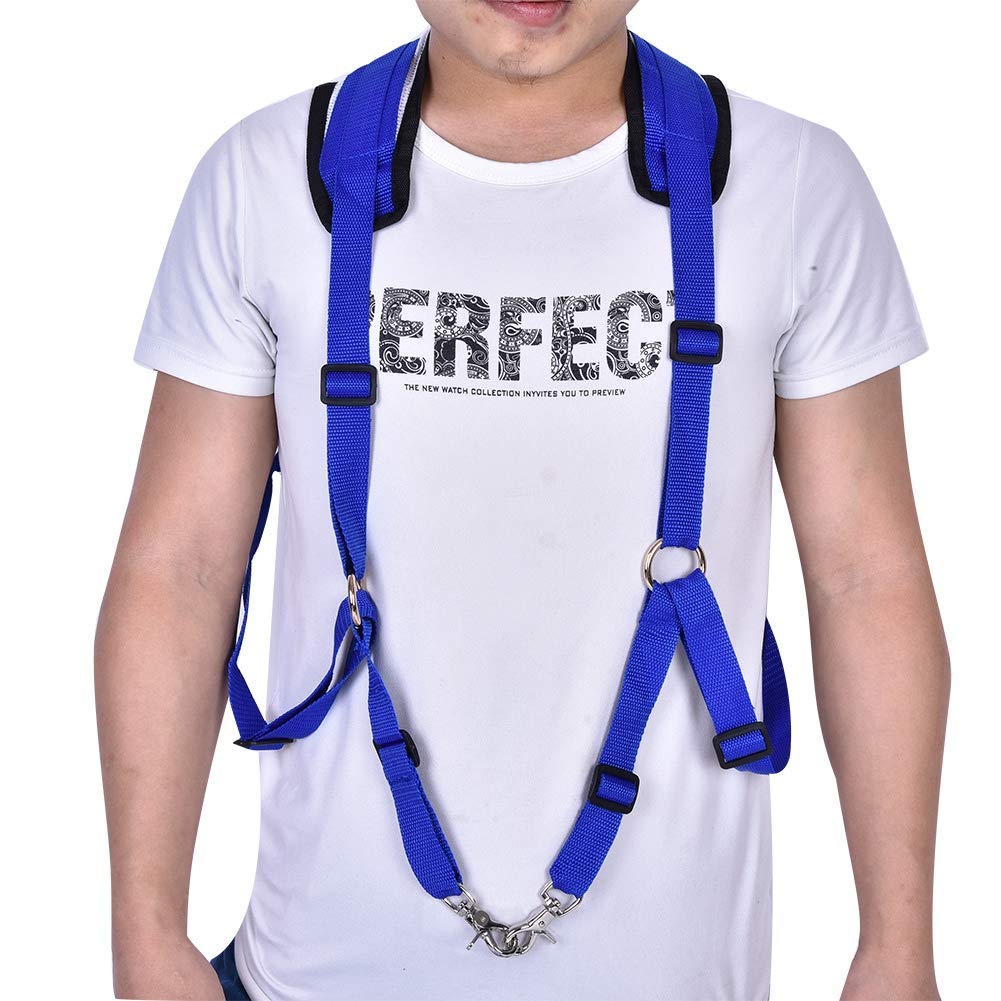 Germerse Sportfishing Fishing Belt, Fishing Shoulder Back Harness Fishing Harness Verstellbare Schultergurte Angelweste Gürtel Einfach zum Angeln zu kämpfen