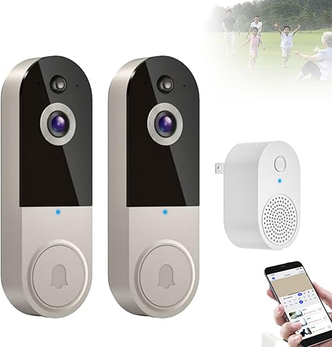Miniatura 12 de Timbre de puerta seguro inalámbrico, timbre seguro, timbre de puerta seguro con cámara, timbre seguro sin tarifa mensual, forma más inteligente de