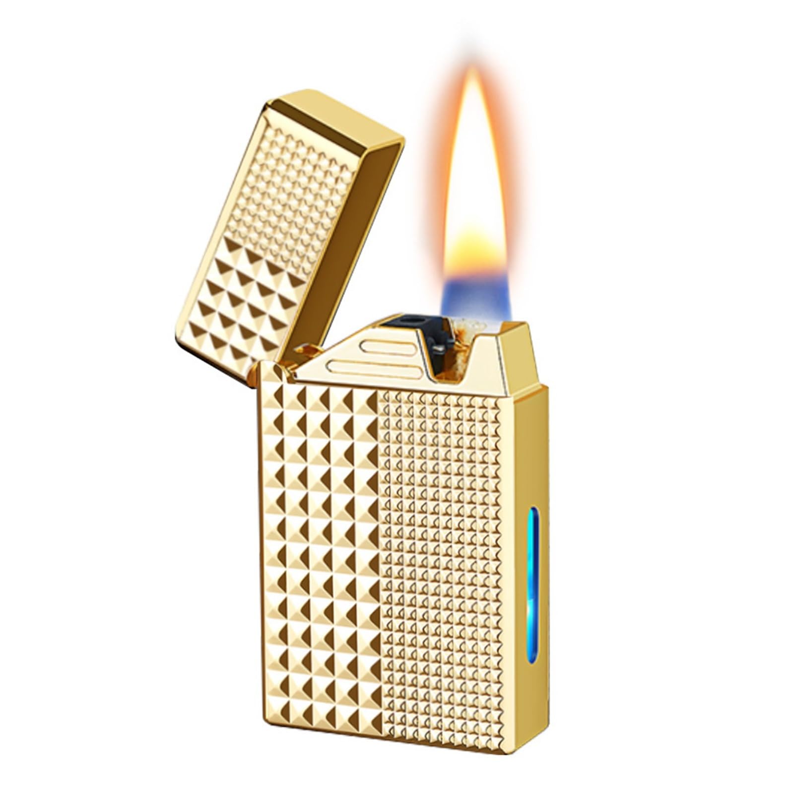 Encendedor de queroseno de alta calidad con acabados retro y activación por voz