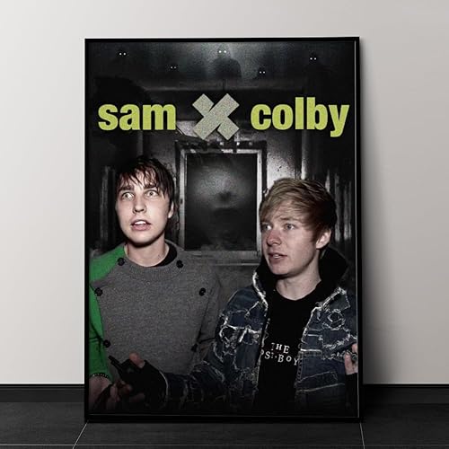 Sam and Colby Poster Captivating Wall Decor for Bedroom