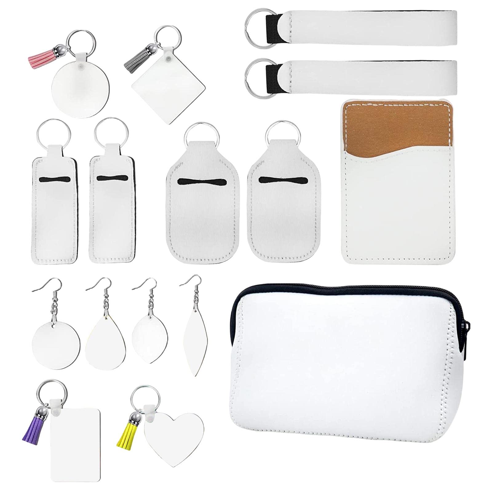 Kit Sublimation DIY 32 Pièces Oshhni - Accessoires Transfert Thermique Double Face Pour Débutants