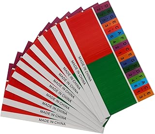 SUPVOX 10pcs Thumb Piano Scale Stickers Keyboard Piano Piano Keyboard Stickers Piano Stickers Piano Chords Poster Music Theory Poster Mini Kalimba Note Stickers Thumb Piano Scale Decals