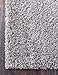Unique Loom Solid Shag Collection Area Rug (2' x 6' 5