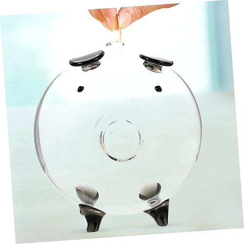 Miniatura 8 de Alcancía decorativa de cristal para niños, decoración de bebé, alcancía decorativa de animales, banco de dinero, banco de monedas, en forma de