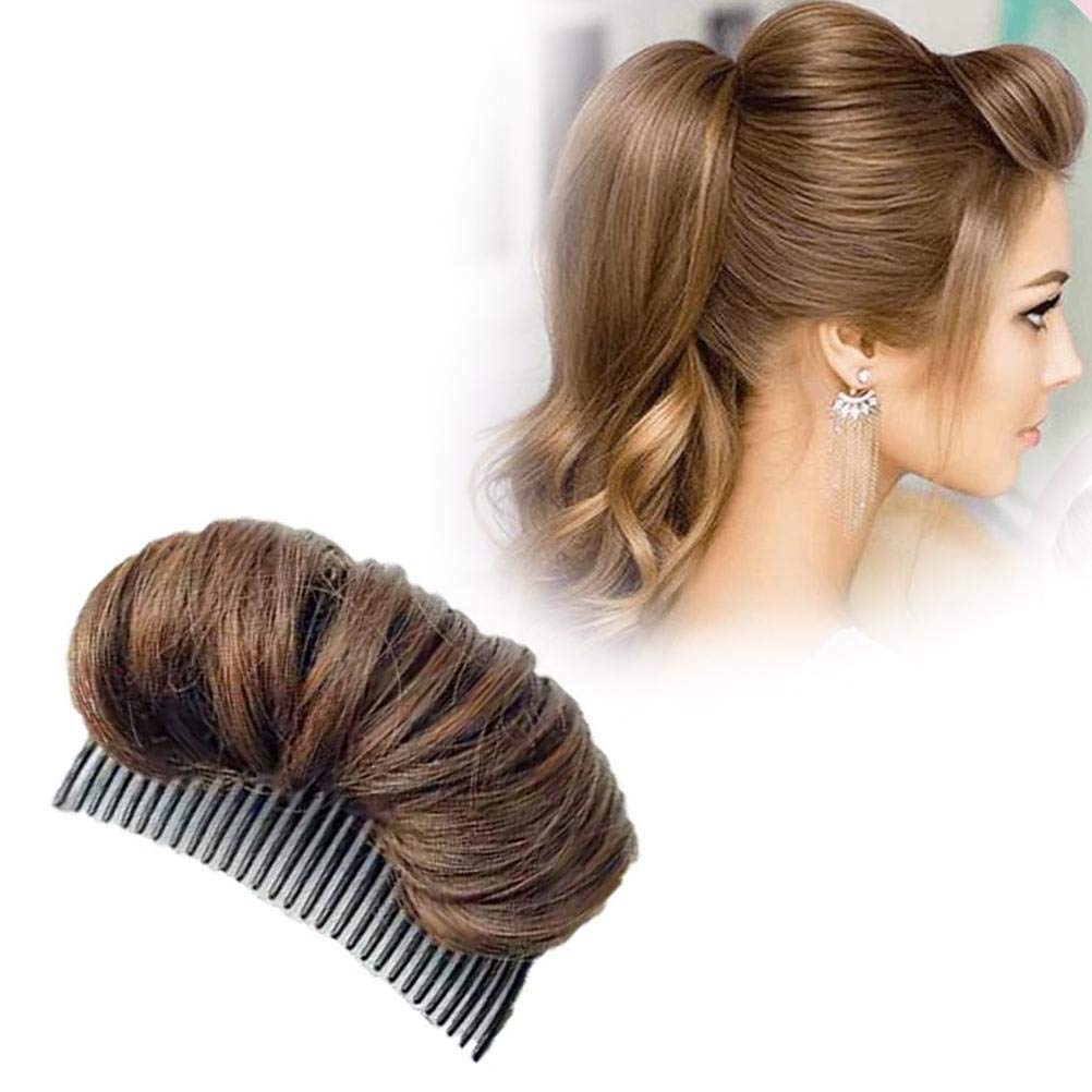 Amazon | supbel お団子ウィッグ お団子ヘアメーカー ウィッグ付き 