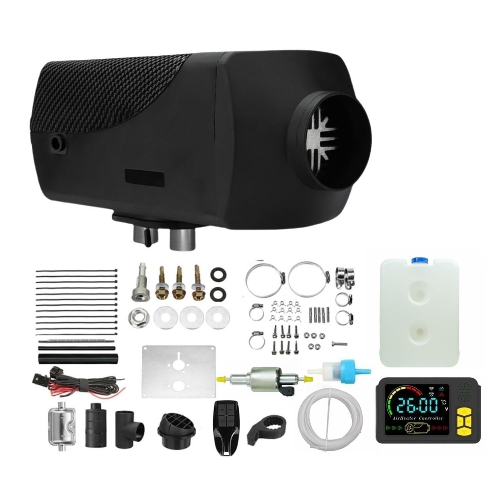 Nagrzewnica postojowa Ogrzewacz Postojowy Diesel 2 KW 12 V/24 V Z Bluetooth, Sterowaniem LCD, Szybkie Ogrzewanie Do Kampera, Samochodu Ciężarowego nagrzewnica powietrza