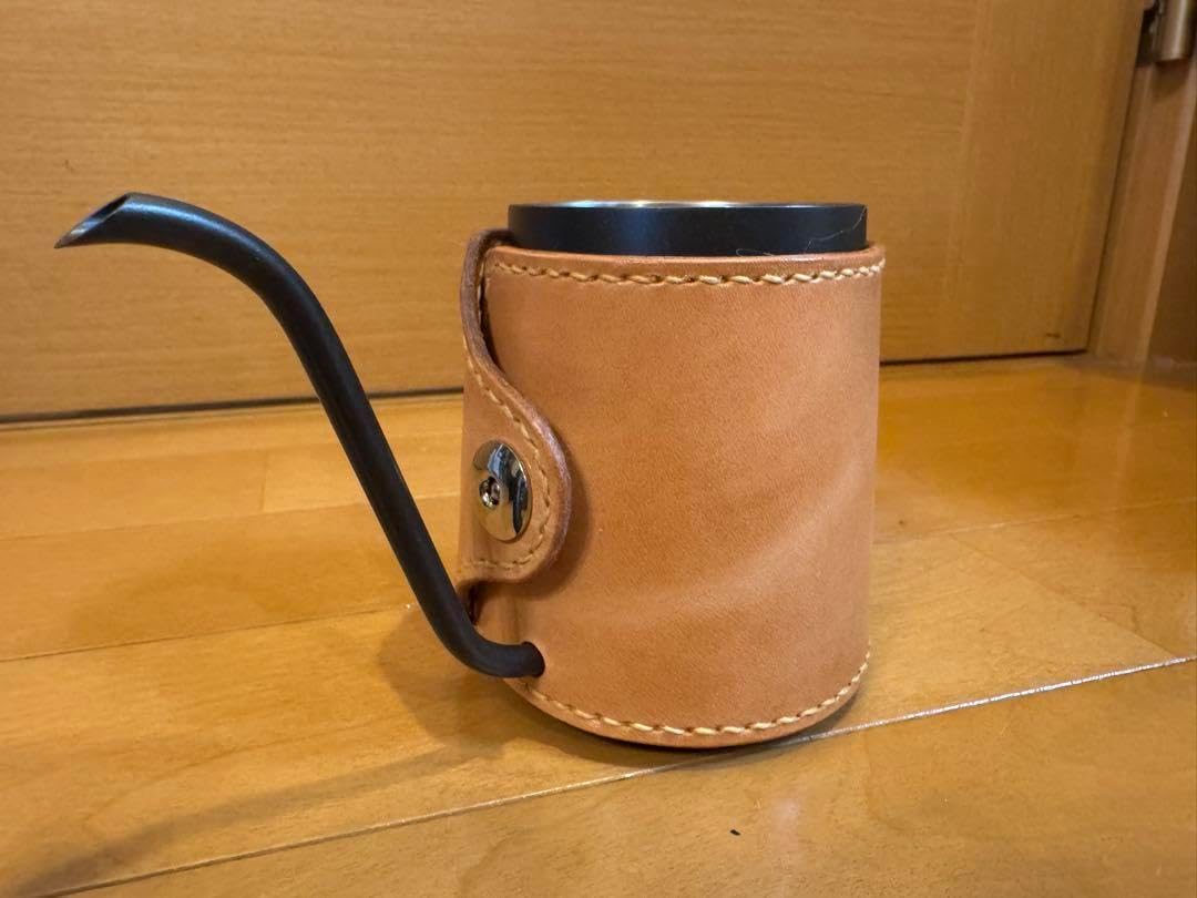 コレスcoresコーヒードリップポット300ml レザー（本革）カバー