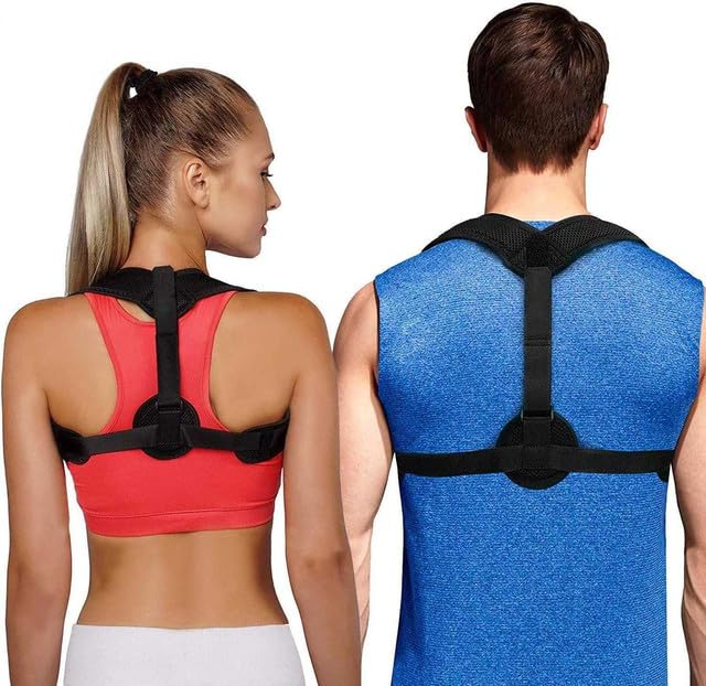 Posture Corrector For Women & Men – Adjustable Shoulder Posture Brace – Figure 8 Clavicle Brace For Posture Correction And Alignment