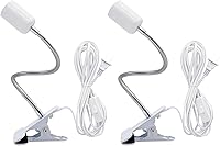 Vista 9 de Soporte de Lámpara con Clip Ajustable Interruptor Luz de Clip Flexible Soporte de Lámpara con Clip Soporte de Lámpara de Escritorio con Clip Zócalo