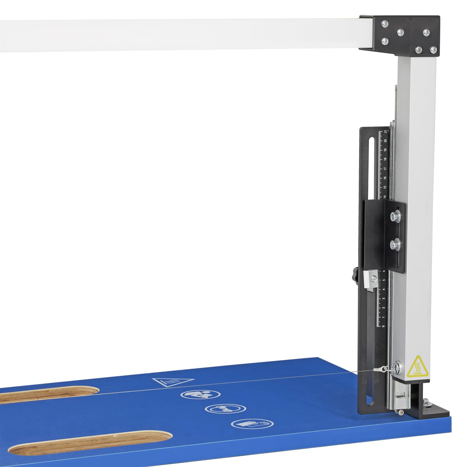 BAUTEC Styroporschneider GAZELLE Modell 2 "Tischgerät" » 200 Watt / 1.300mm » Starter-Set inkl. 10 Schneidedrähte, Gerüsthalterung » Heißdrahtschneider