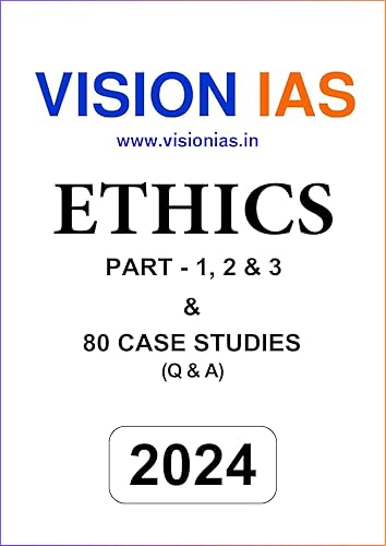 Vision IAS ETHICS GS Paper-4 Printed Class Notes | Includes 80 Case Studies (Q &amp; A) | Set of 4 Booklets | English Medium | For UPSC CSE Exam 2024 - 25 | Photocopy B&amp;W