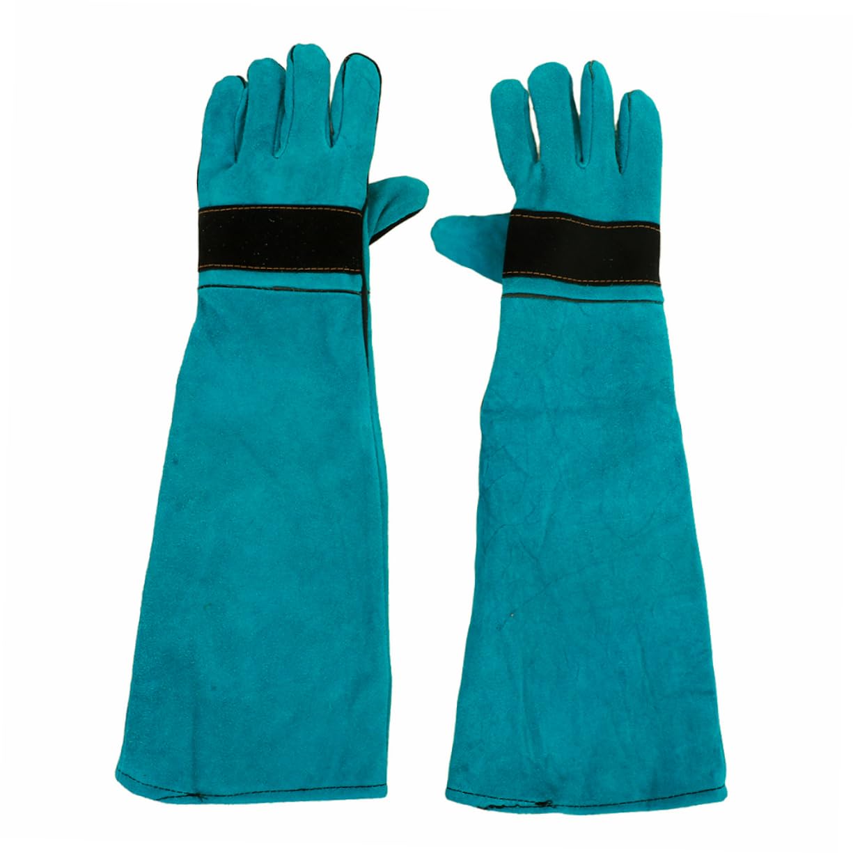 UPKOCH Guantes Antimordeduras para Perros y Gatos de Manga Larga, Azul