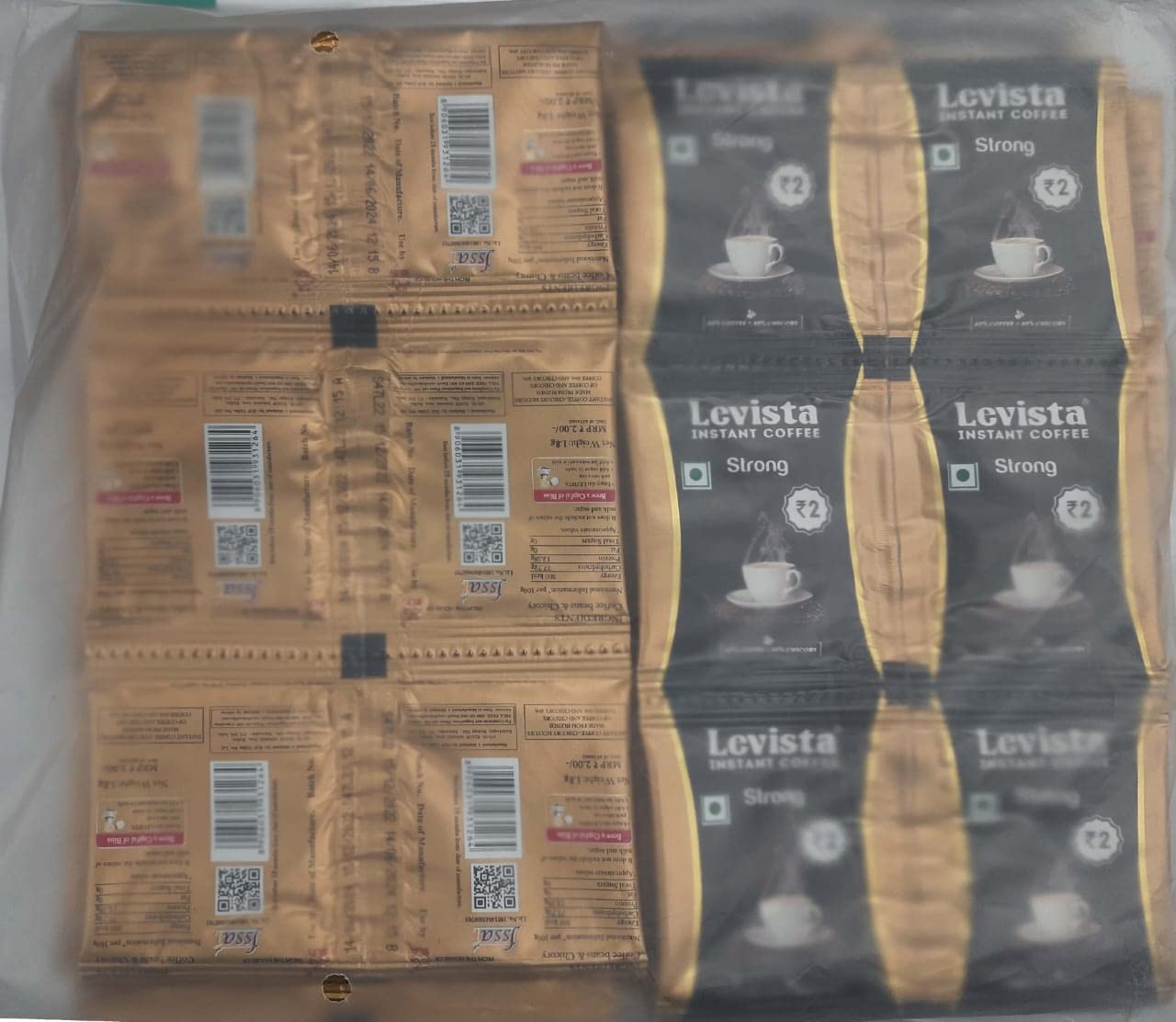 Levista Instant Coffee Sachets Rs, 48 OFF