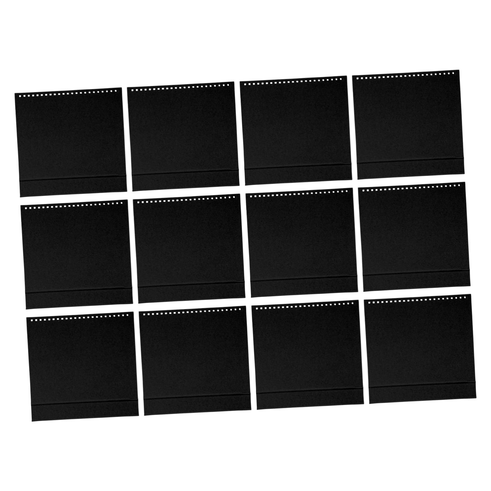12 Szt. Sztuk Podstawka Do Kalendarza Biurkowego DIY z Wieloma Otworami Stabilna Baza z Opalizującego Papieru Trójkątna Podstawka Praktyczna i Elegancka Dekoracja Biurko