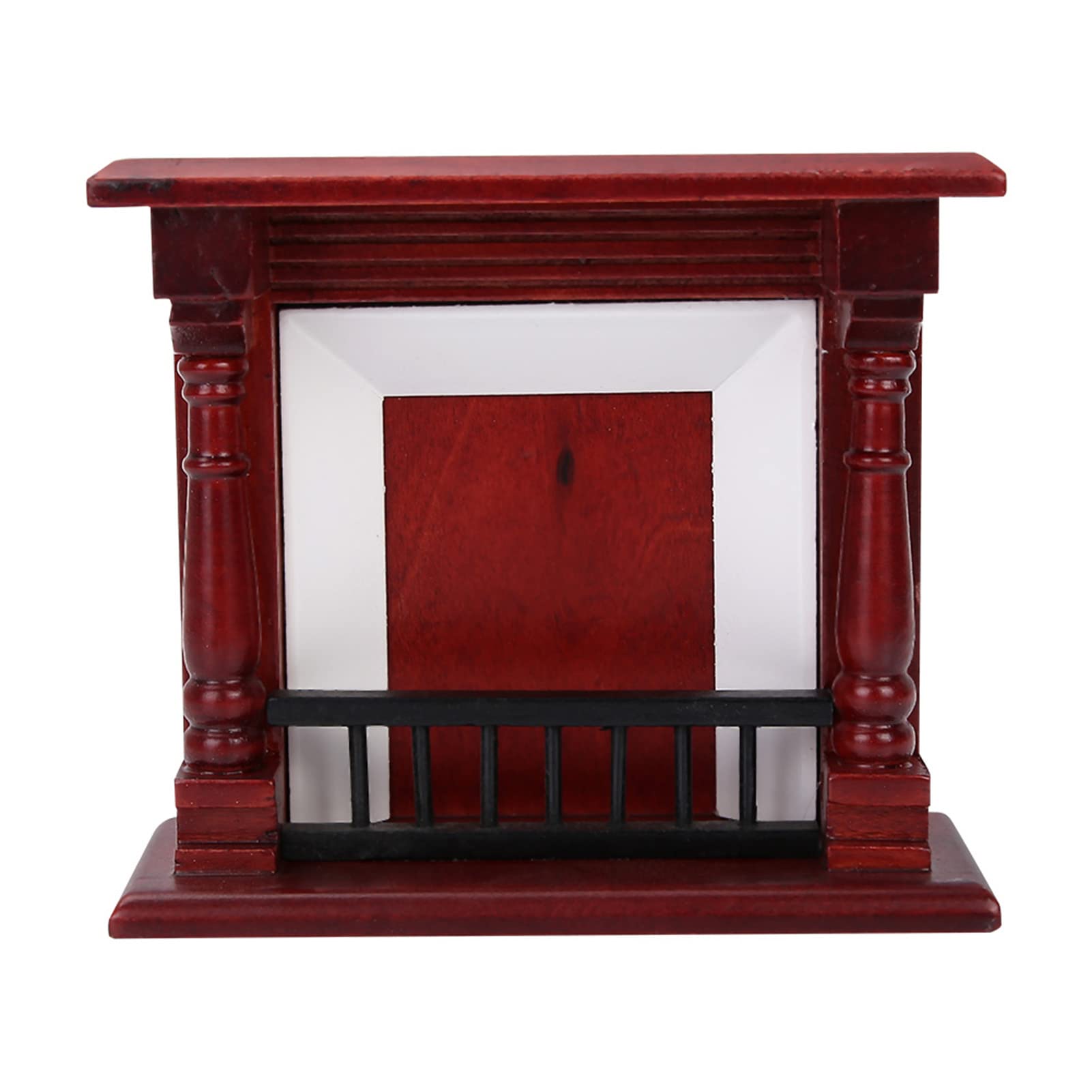 Cheminée de maison de poupée miniature pour maison de poupée, poêle à frire, décoration faite à la main, style pastoral miniature avec véritable modèle de four suspendu, fabrication soignée