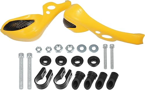 Miniatura 5 de Motoforti 1 par de manillar universal para motocicleta de 78 pulgadas de 1 18 pulgadas de barra de cepillo de mano protectores de mano para ATV Dirt