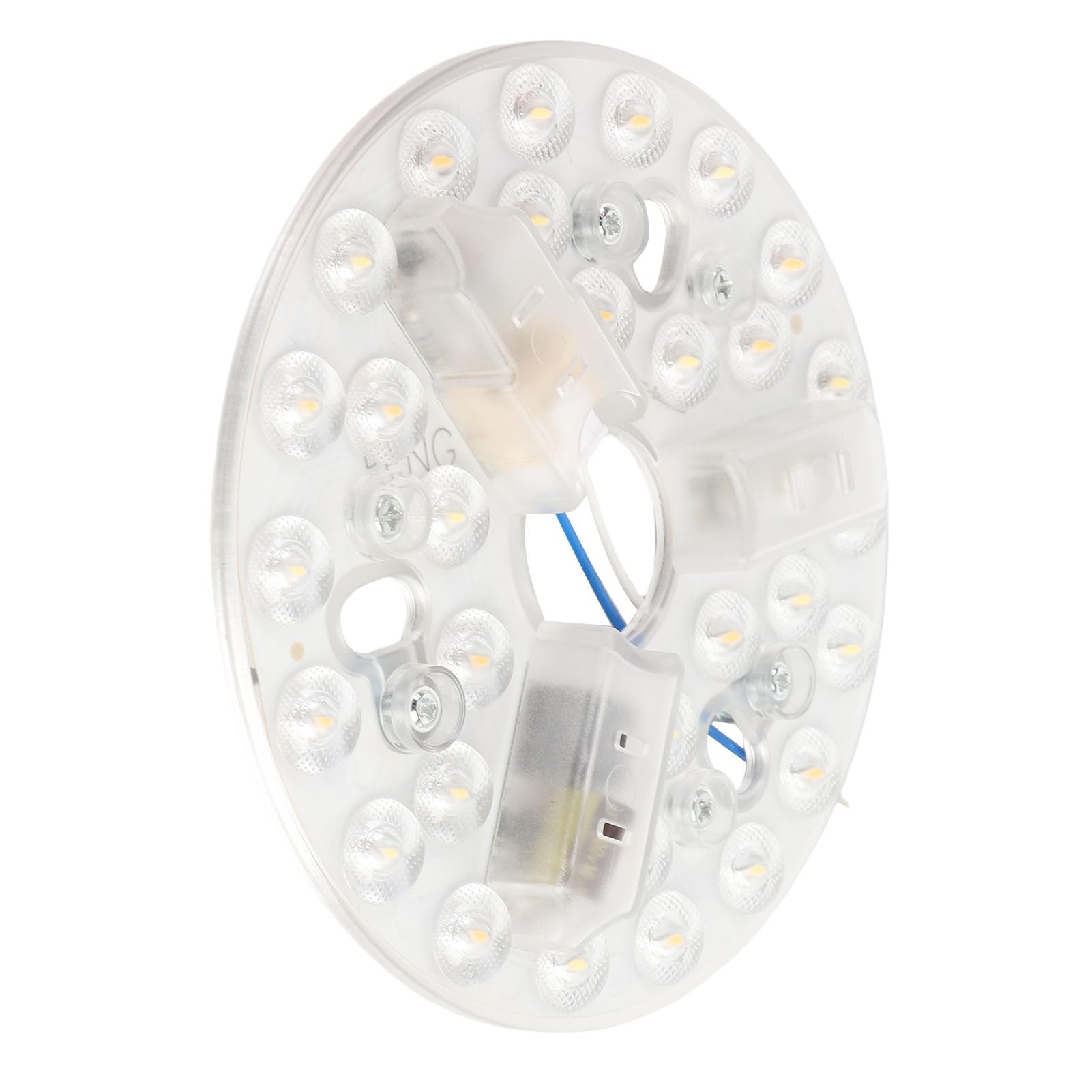 Wakects Kit de Luz LED para Ventilador de Techo de 5,3 Pulgadas, 15 W, 3 CCT, 3000 K, 4200 K, 6500, Repuesto de Ventilador de Techo LED Redondo con Función de Memoria para Lámpara