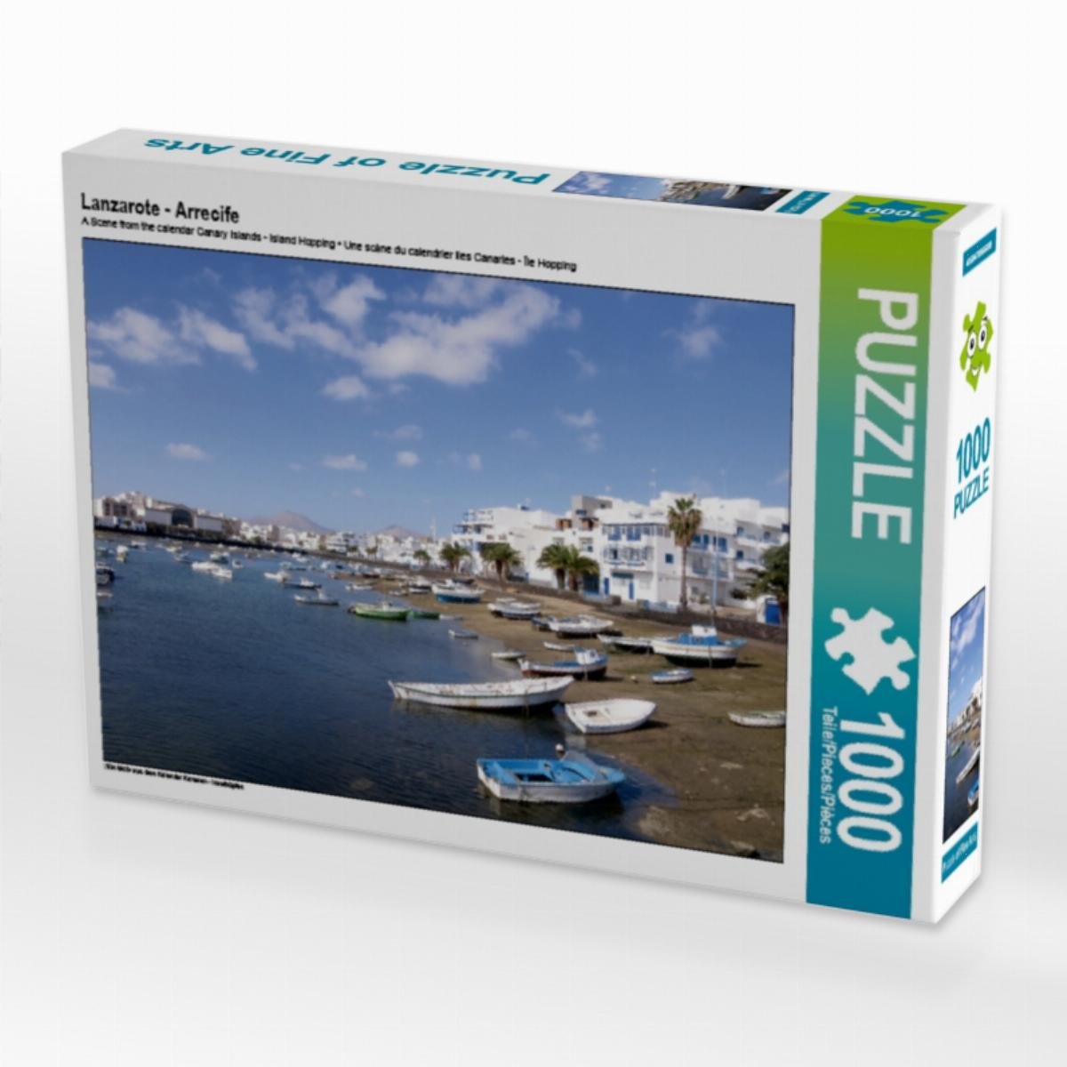 CALVENDO Puzzle „Lanzarote – Arrecife“ 1000 Teile – 64 X 48 Cm, Foto-Puzzle Von Anita Gerhard