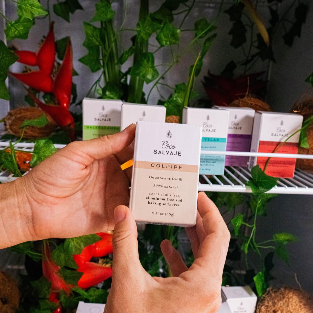 Natural Deodorant Stick for Women & Men | Aluminum Free Deodorant with Magnesium | Non toxic, Vegan, Hypoallergenic and Pregnancy Safe | 2.11oz (COLPIPE (Unscented)) - Image 8