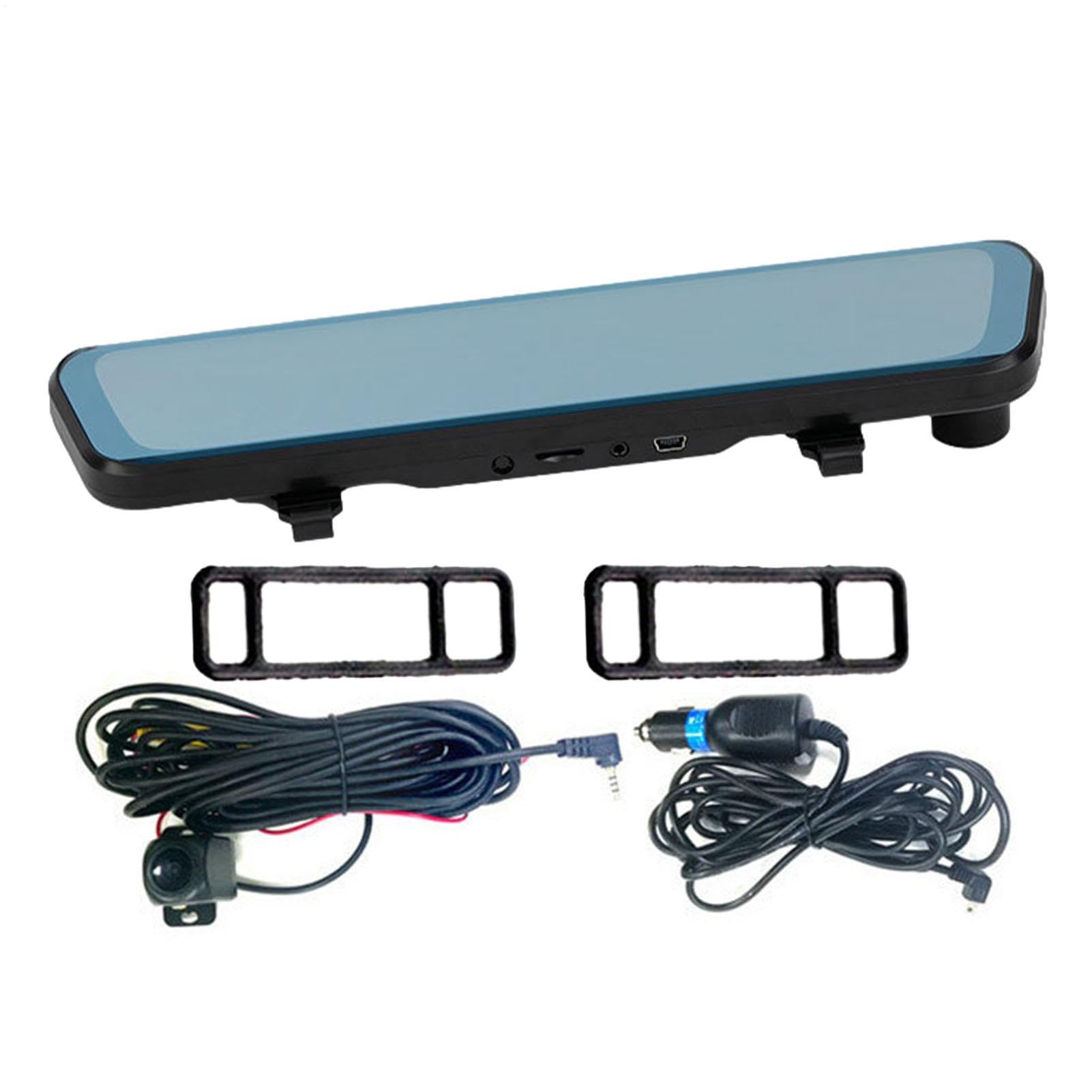Dash CAM Mirror - Cámara De Espejo De 10 Pulgadas, Cámara Frontal Y
