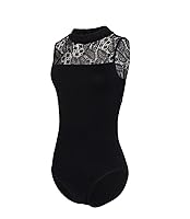 Algopix Similar Product 15 - Limiles Womens Ballet Dance High Neck
