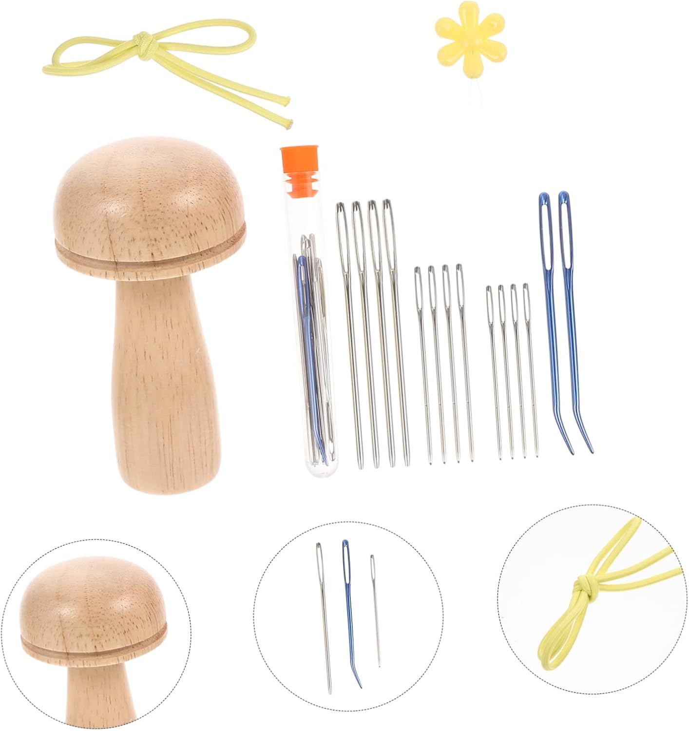 ULDIGI Professional Yarn Needles Easy Threading Household Darning Needles for Weave Random Color