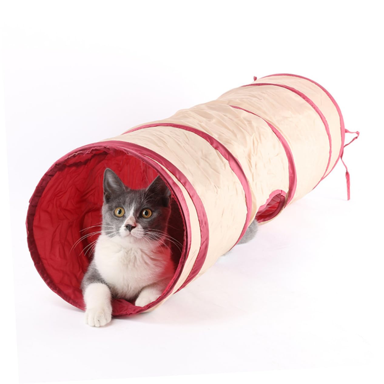 Didiseaon per Gatti Tunnel per Animali Domestici Pieghevole per Riporre Gli Oggetti Ideale per Gatti Conigli Furetti E Cuccioli.