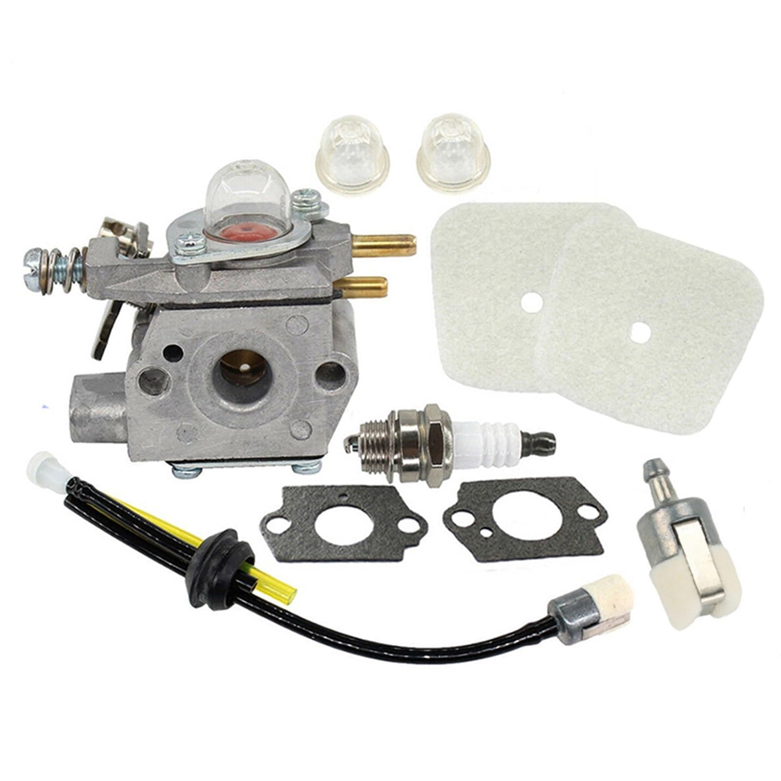 Coches con carburador Filtro de combustible carburador para bujía, aceite para tubería, Kit para recortadora para Echo GT-2400 PPT-2400 PP-1250 para SRS-2400 TT-24