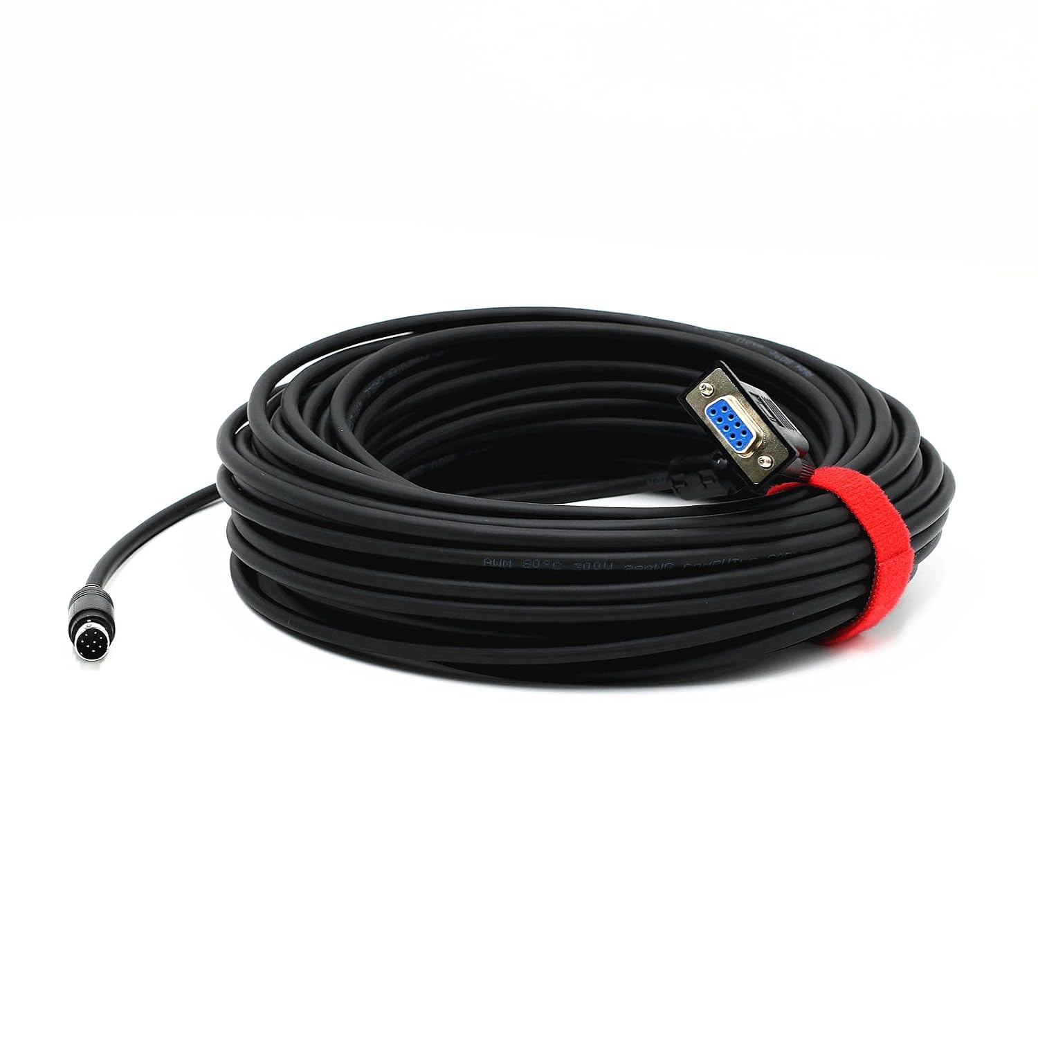 Wood Thrush PTZ Camera Control Cable, 8-Pin Mini-DIN to RS232 VISCA Cable for Long-Distance Camera Control. Connect to Joystick, Keyboard, or PC. Compatible with Most Major Brands. (9.84ft/3m)
