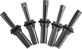 ストーンスプリッター 楔 ストーンオープナー 石を割る道具 薪割り 石割り 5点セット 石工のノミ コンクリート 岩石分割機ハンドツール 手用具 14ｍm