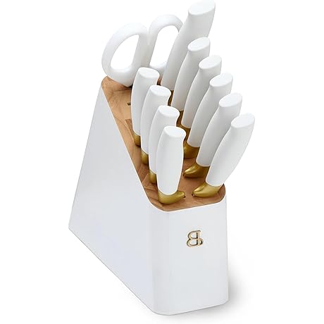 Drew Barrymore Knife Block Set: Culinary Confidence in a Chic Package