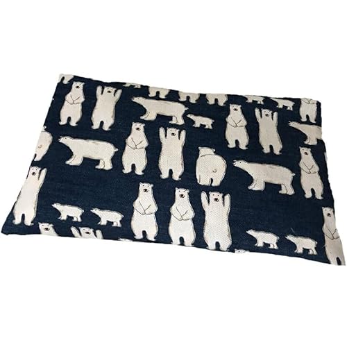 ぬか玄米カイロ(大) くまネイビー