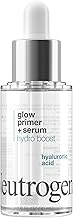 Neutrogena Hydro Boost Glow Booster Primer & Serum, Hydrating & Moisturizing Face Serum-to-Primer Hybrid, Infused with Purified Hyaluronic Acid & Designed to Instantly Hydrate, 1.0 fl. oz