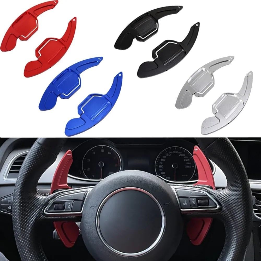 Palette Cambio Auto In Alluminio Per Audi A4 B8, A3 8P, S3, A5, A6 S6 C6, Q5, A8, R8, TT E TTS Mk2, Estensioni Volante