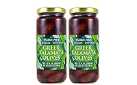 Vista 1 de Trader Joe's Jumbo - Aceitunas griegas Kalamata sin hueso, paquete de 2