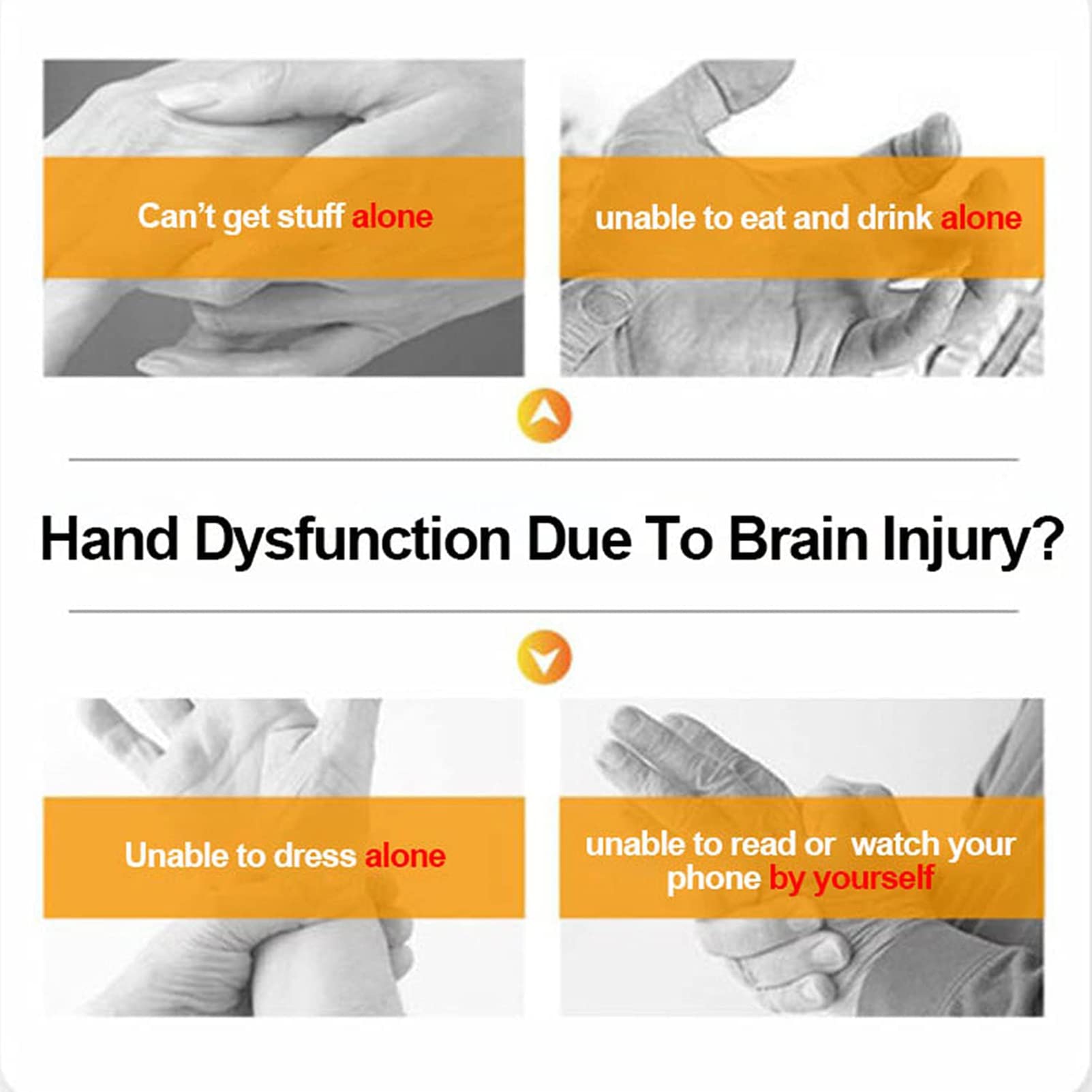 Guantes De Robot De Rehabilitación De Manos, Dispositivo De Entrenamiento De Dedos con Pantalla Táctil, Ejercicio De Extensión De Dedos para Pacientes con Hemiplejía por Accidente Cerebrovascular