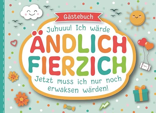 40. Geburtstag Gästebuch: Lustiges Geschenk 40er Geburtstag für Frauen &amp; Männer | Deko 40 Geburtstag Mann | Vierzigster Geburtstag Frau | Buch für Glückwünsche der Gäste &amp; Fotos | 40 Jahre