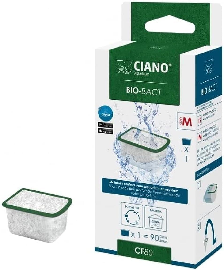 Ciano BioBact Filter Media Cartridge M (Medium) for CF80 Amazon.co