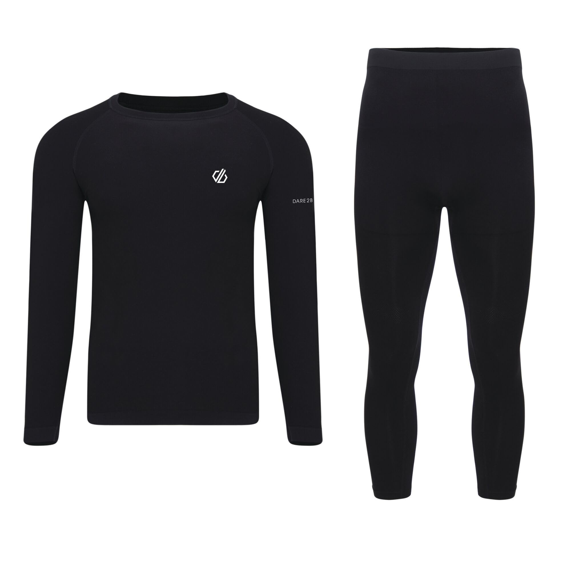 Dare2B Mens In The Zone II Baselayer Set with advanced Q-Wic+ technology, perfect for Wintersports & Outdoors