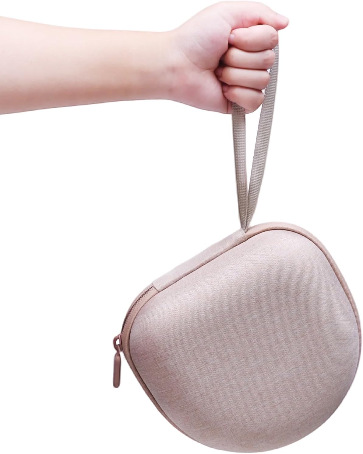 Headphone Case Compatible with BERIBES/TOZO/KVIDIO/Beats/Soundcore Anker/JBL Noise Cancelling Over-Ear Headphones, Light Khaki - Image 6