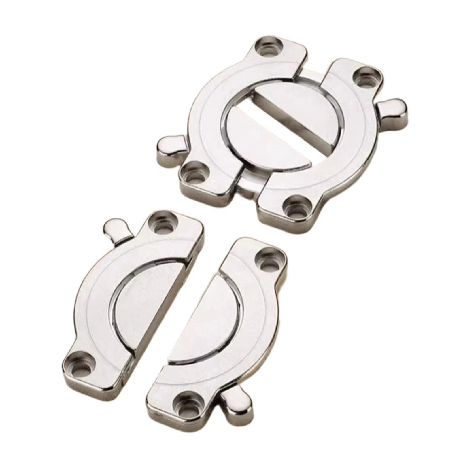Boucles de table pliantes et attaches autobloquantes pour meuble en bois