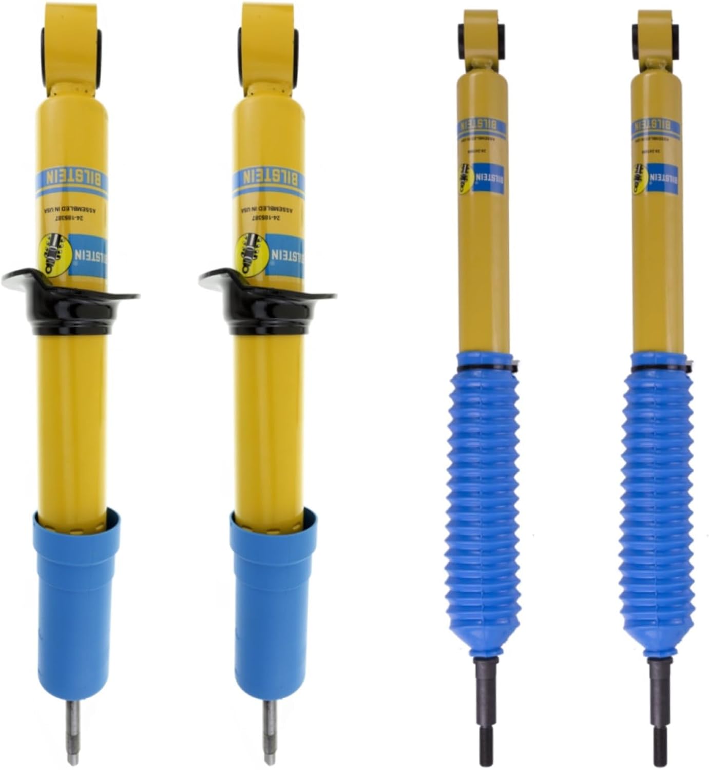 Bilstein 4600 Series Set of Front & Rear Monotube Shocks fits 2001 2007 Sequoia without Self-Leveling or Electronic Suspension | TrendsAuto Decal | 24-185387 24-241656