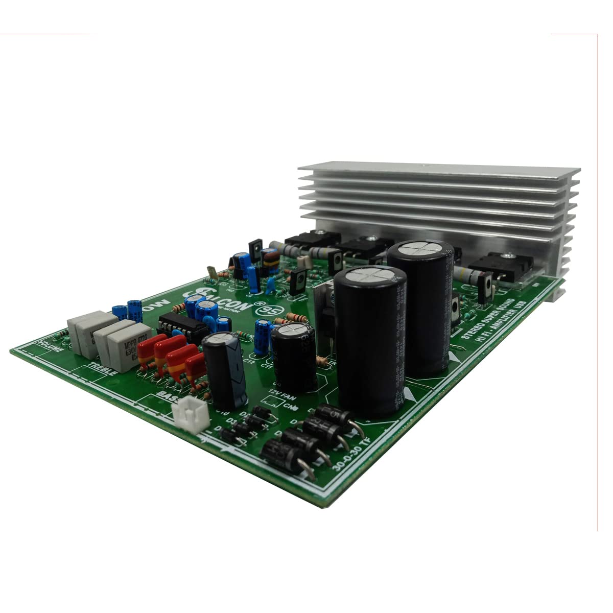 Salcon Electronics India (Device) HiFi 1000W 4 Mosfet With Bt Amplifier Board-picture-25