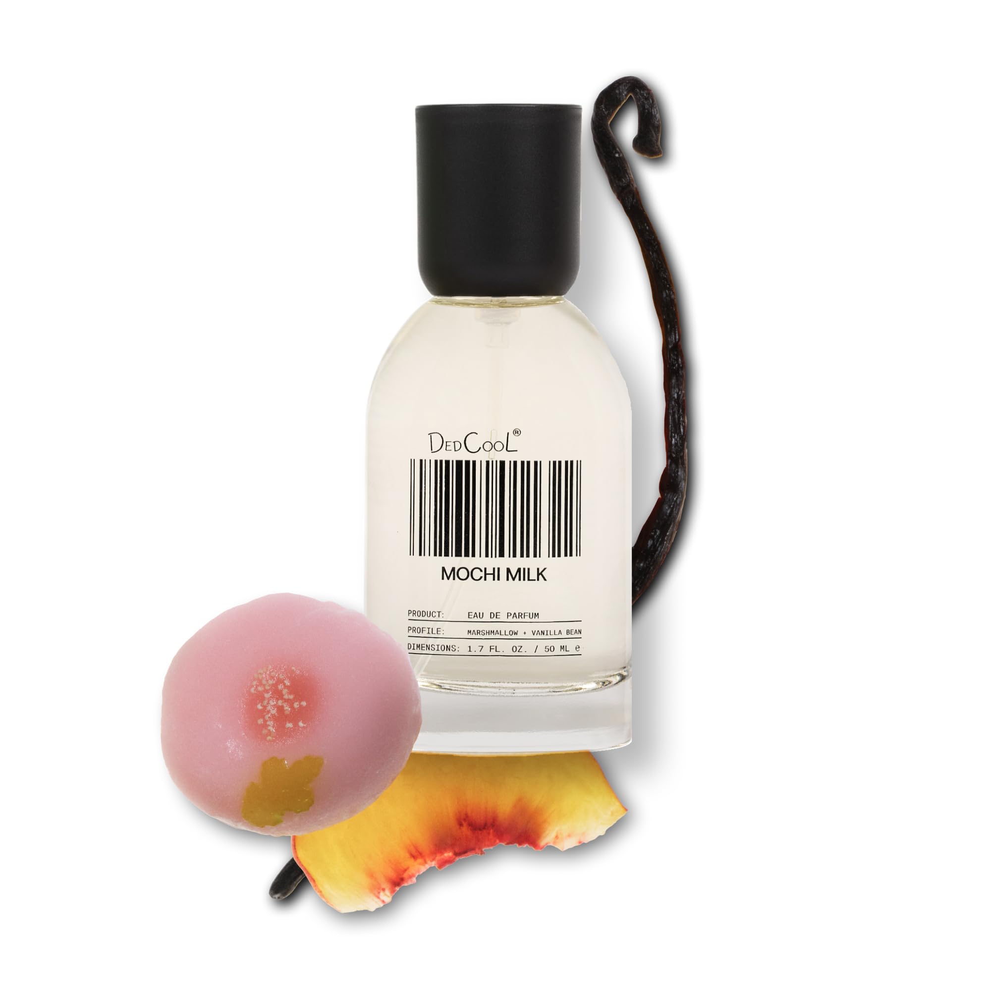DedCool, Eau de Parfum, Mochi Milk, Clean Unisex Fragrance, 1.7 fl oz